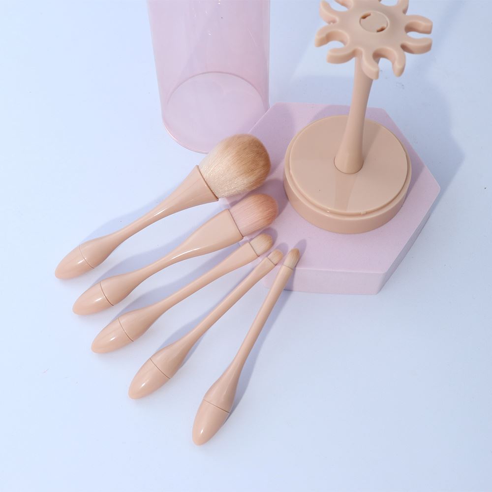 Small waist set of portable makeup brushes (5 pieces/bucket)