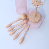 Small waist set of portable makeup brushes (5 pieces/bucket)