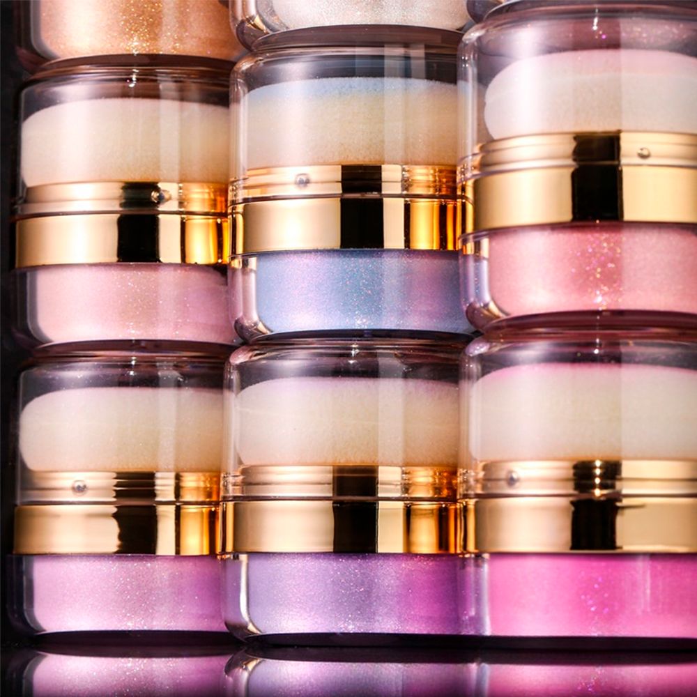 10 Colors Of High-gloss Glitter Powder (With Mirror)