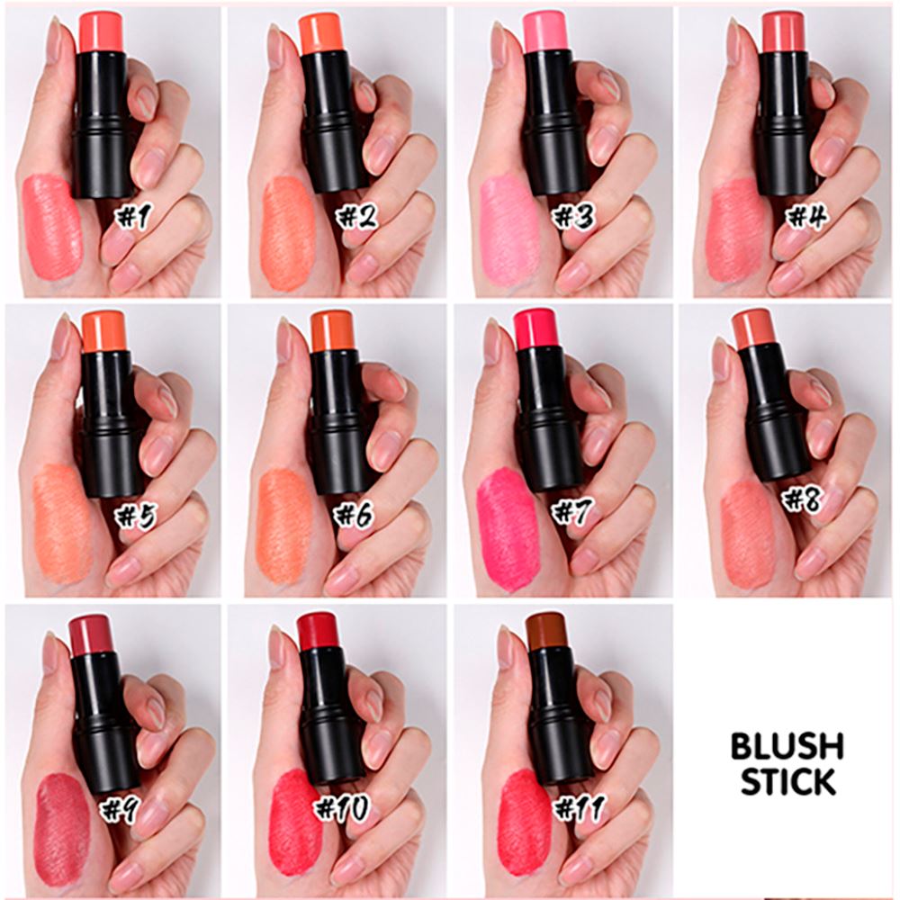 11 Colors Blush Stick / Black / White / Pink / Three Packaging Materials Are Available