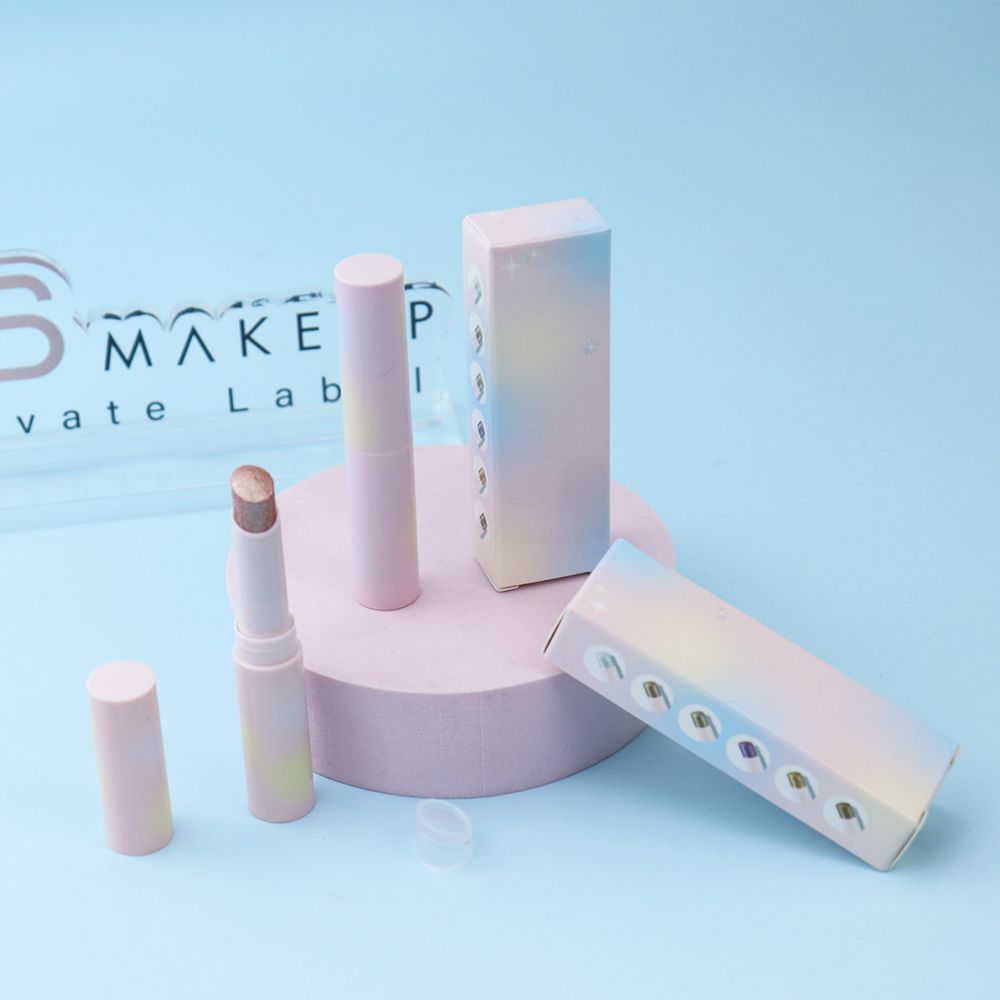 6 Colors Jelly Highlighter Eyeshadow Stick