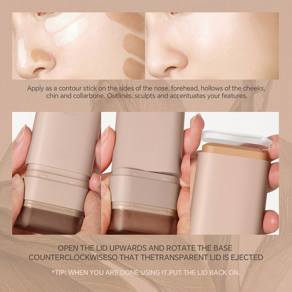 5-color Matte Foundation Stick Concealer