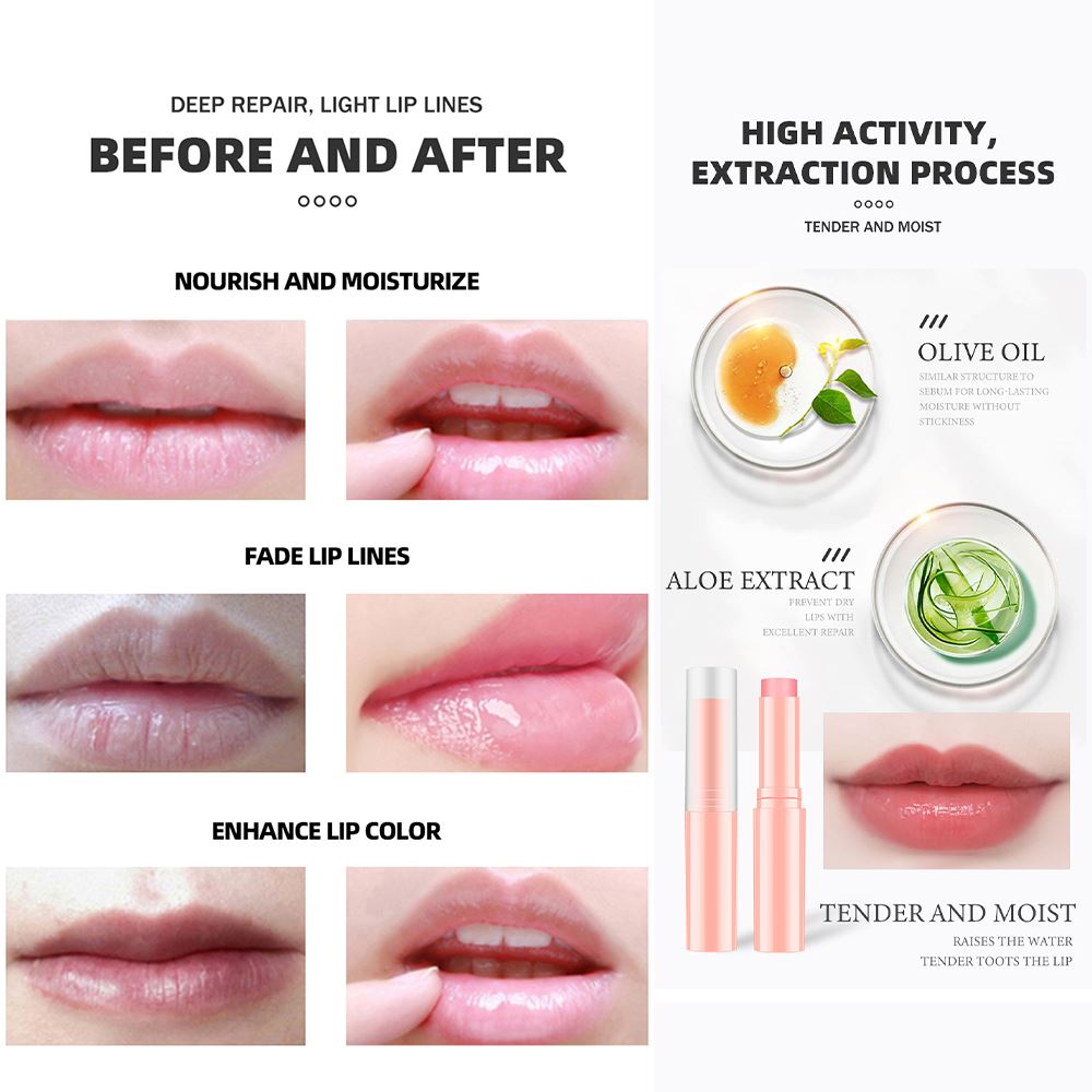 5 colors fruity lip balm