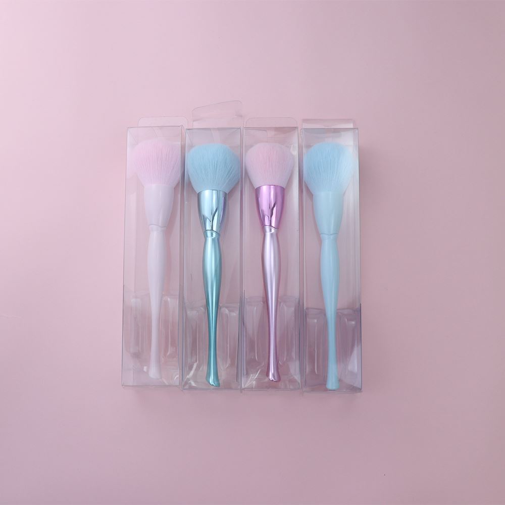 4 colors single extra large loose powder/cheek makeup brush