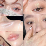 4 Colors Single Color Eye Shadow Pearl Shimmer