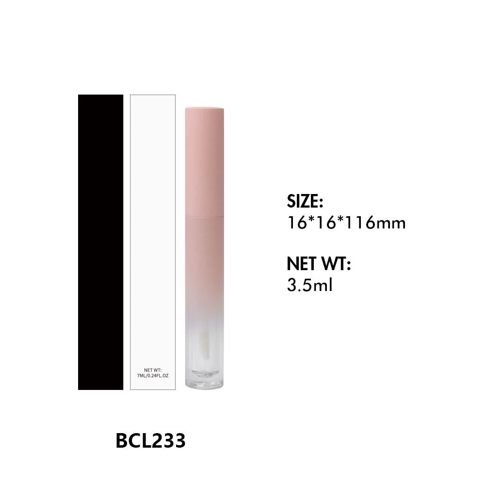 Tubos vacíos de lápiz labial líquido y brillo labial 01