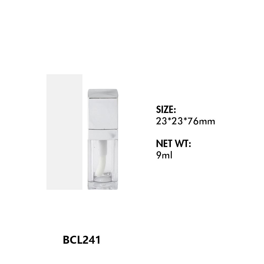 Tubos vacíos de lápiz labial líquido y brillo labial 01