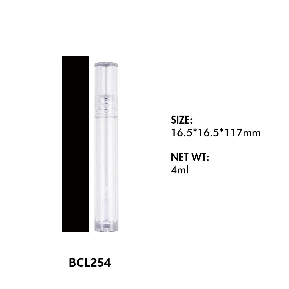 Tubos vacíos de lápiz labial líquido y brillo labial 01