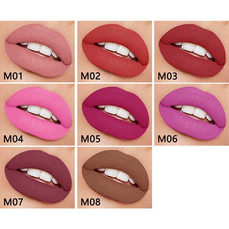 9 Colors Of Moisturizing Lipstick And 8 Colors Of Matte Lipstick