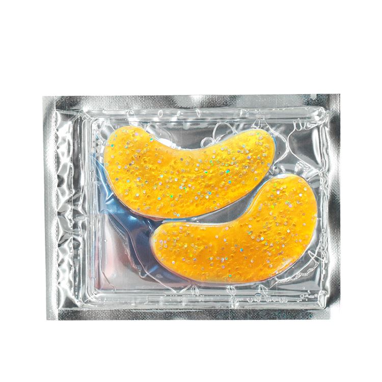 12 Farben straffende Kristall-Augenmaske zur Reduzierung von Augenfalten Kollagen-Augenmaske