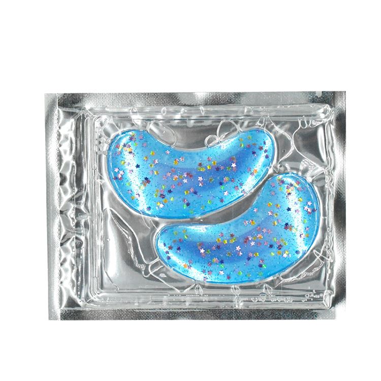 12 Farben straffende Kristall-Augenmaske zur Reduzierung von Augenfalten Kollagen-Augenmaske