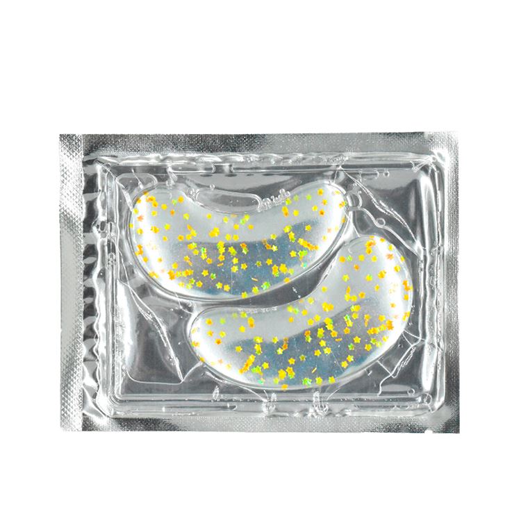 12 Farben straffende Kristall-Augenmaske zur Reduzierung von Augenfalten Kollagen-Augenmaske