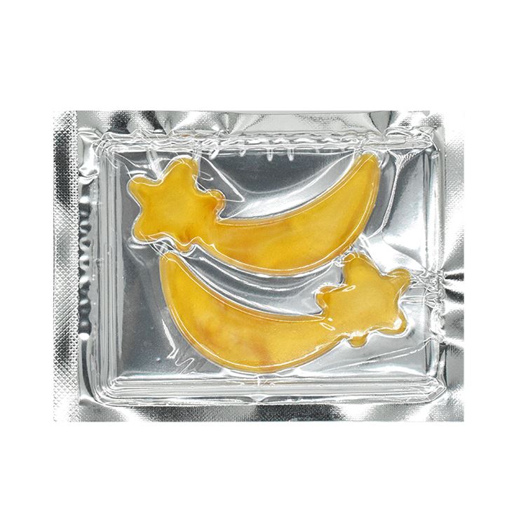 Mascarilla de hidrogel para ojos con 12 colores de estrellas para reducir las arrugas y las ojeras.