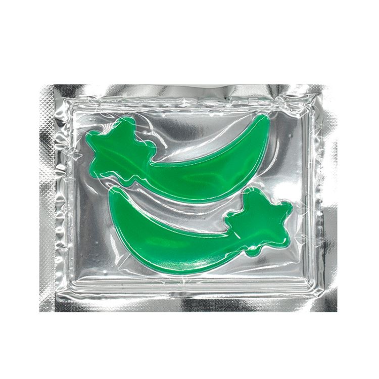 Mascarilla de hidrogel para ojos con 12 colores de estrellas para reducir las arrugas y las ojeras.