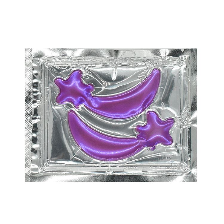 Mascarilla de hidrogel para ojos con 12 colores de estrellas para reducir las arrugas y las ojeras.