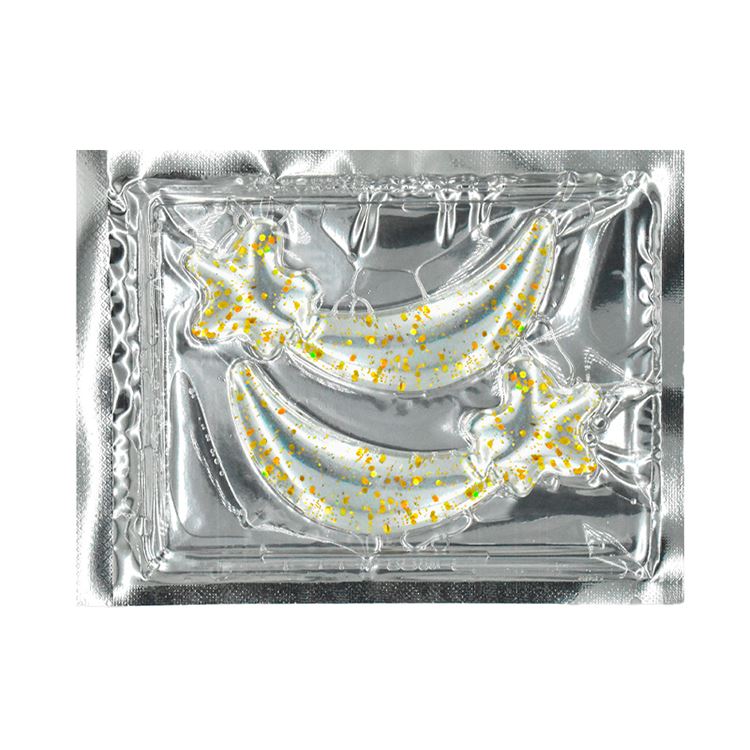 Mascarilla de hidrogel para ojos con 12 colores de estrellas para reducir las arrugas y las ojeras.