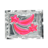 Mascarilla de hidrogel para ojos con 12 colores de estrellas para reducir las arrugas y las ojeras.