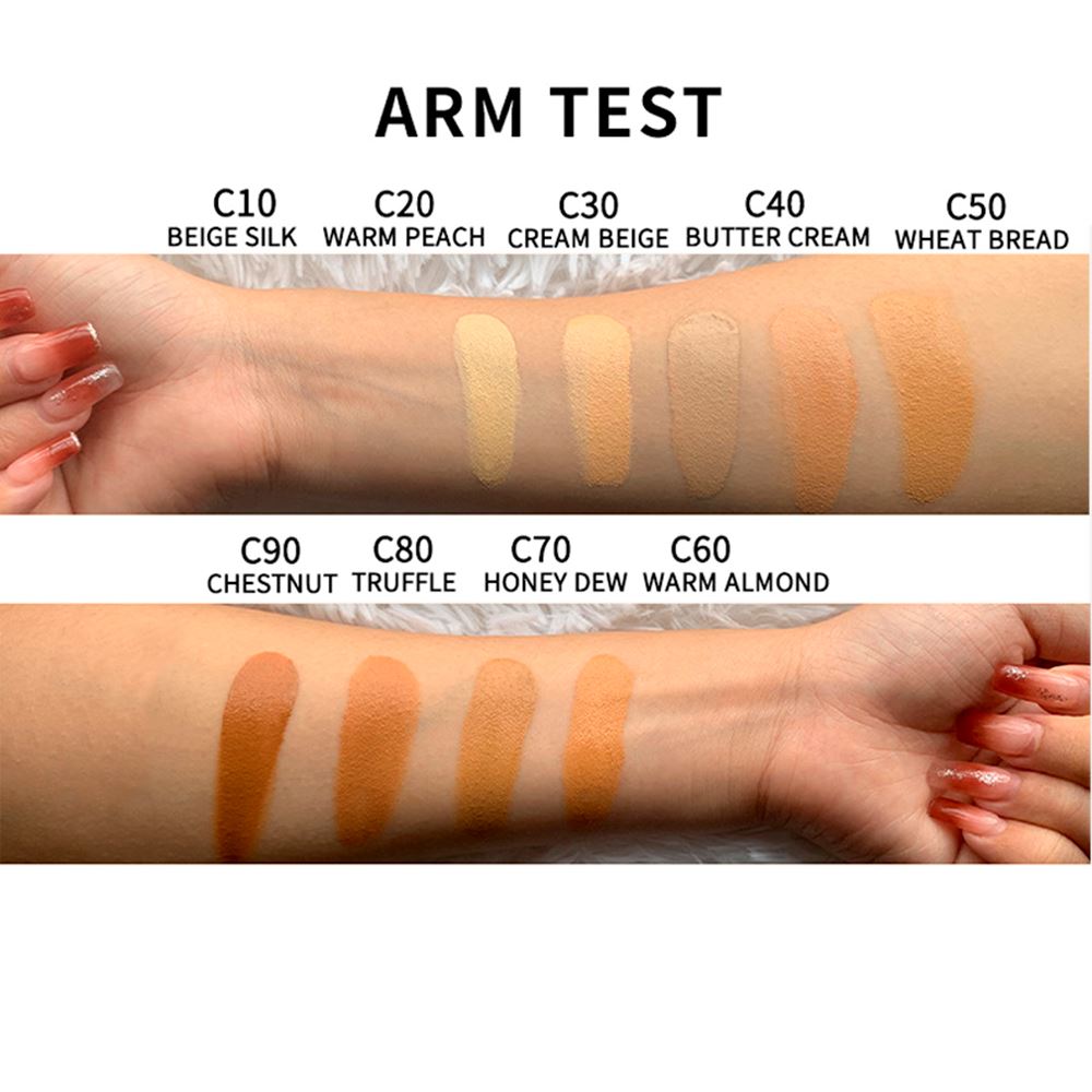 Base de maquillaje en barra, corrector en barra y contorno en barra de 9 colores de doble punta