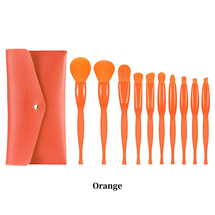 4 Styles, 10-Piece Makeup Brush Set