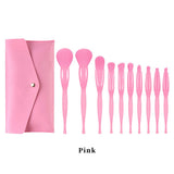 4 Styles, 10-Piece Makeup Brush Set