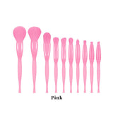 4 Styles, 10-Piece Makeup Brush Set