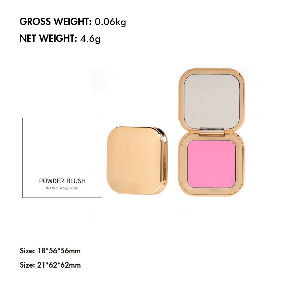 8 Colors Gold Box Blush Powder