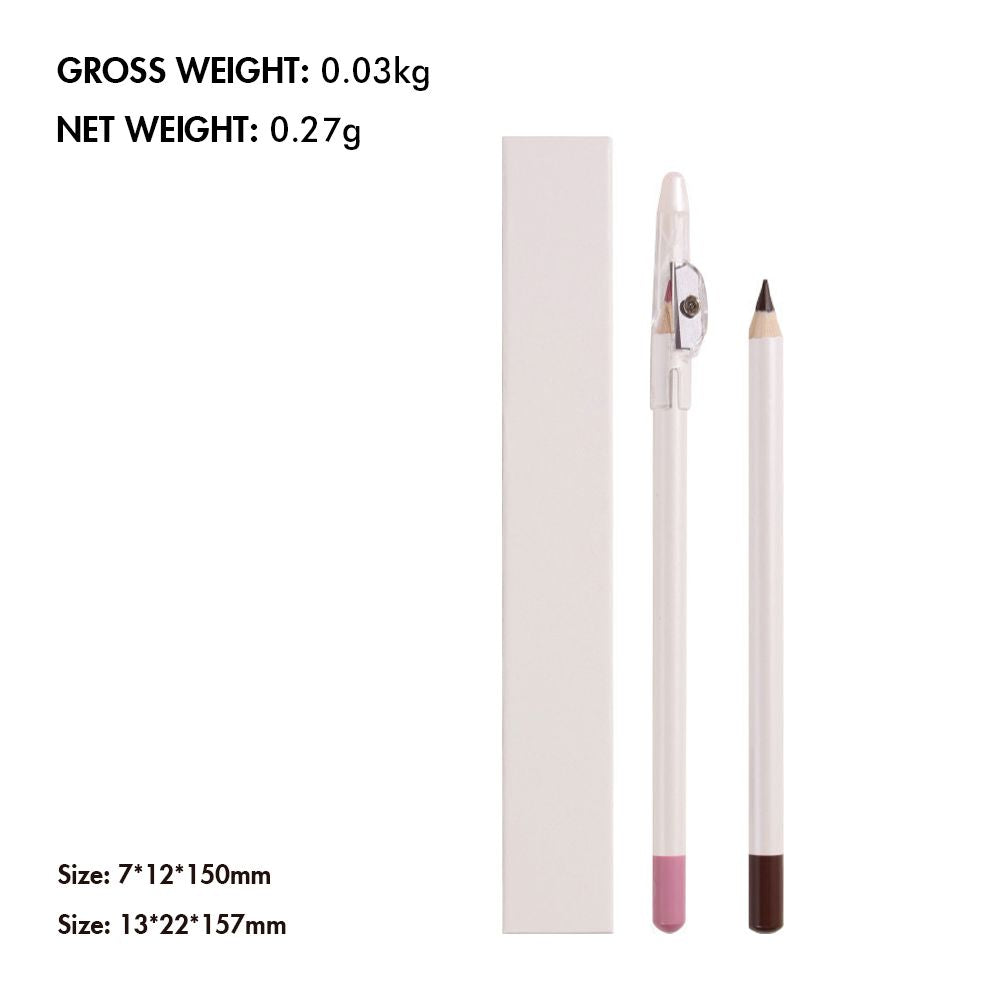 25 Colors Of Matte Waterproof Lip Liner With Sharpener
