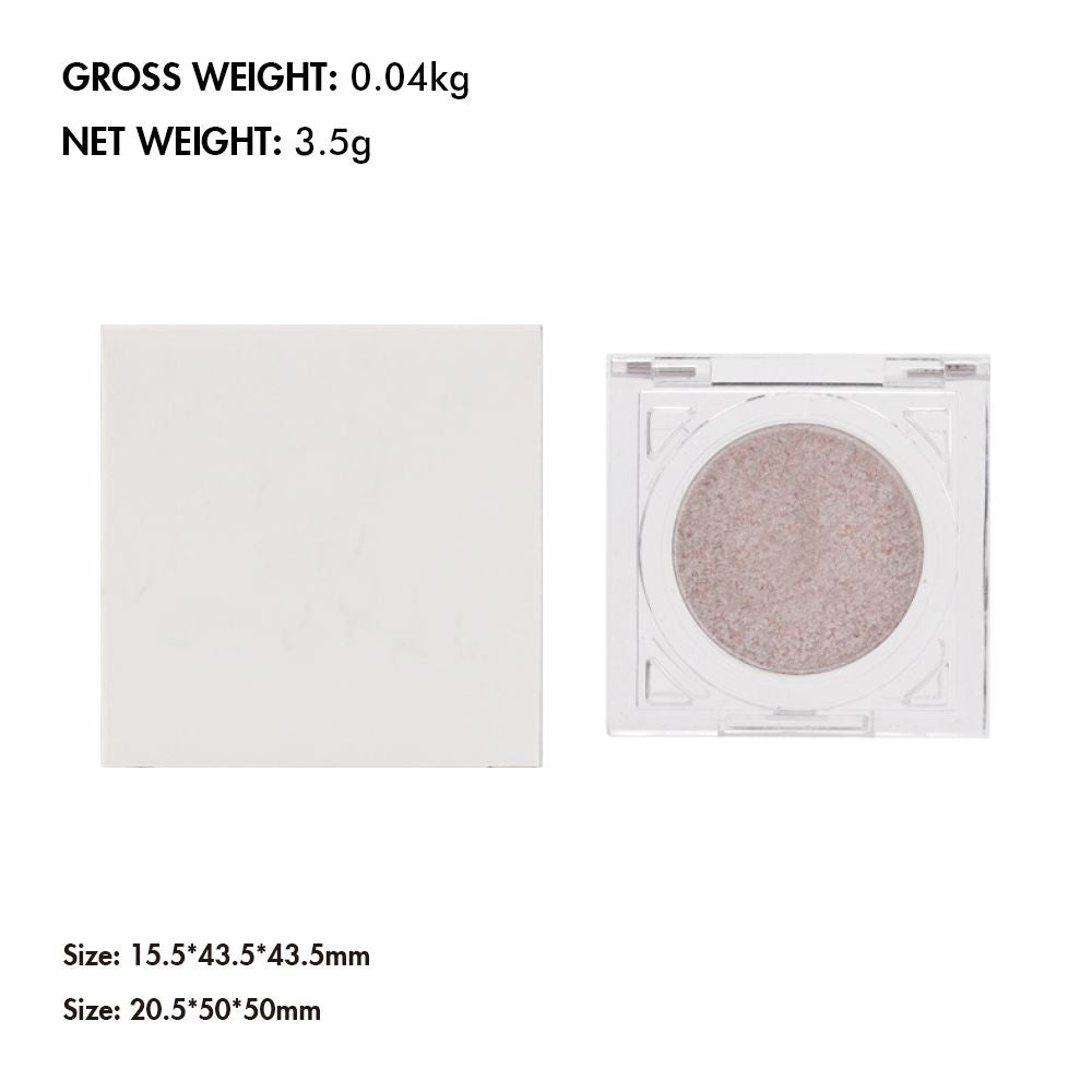 4 Colors Single Color Eye Shadow Pearl Shimmer