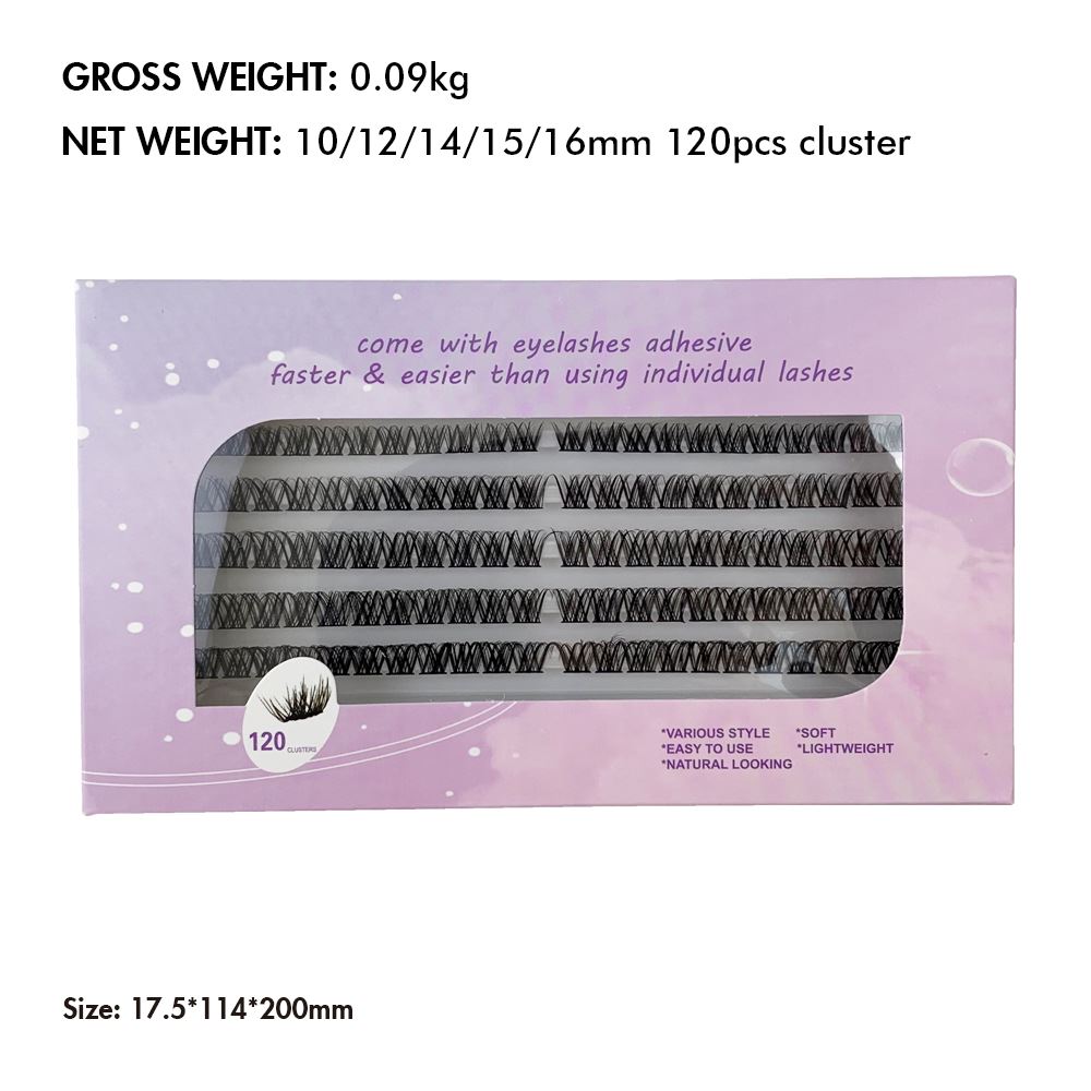 120 DIY Cluster Eyelashes Kit