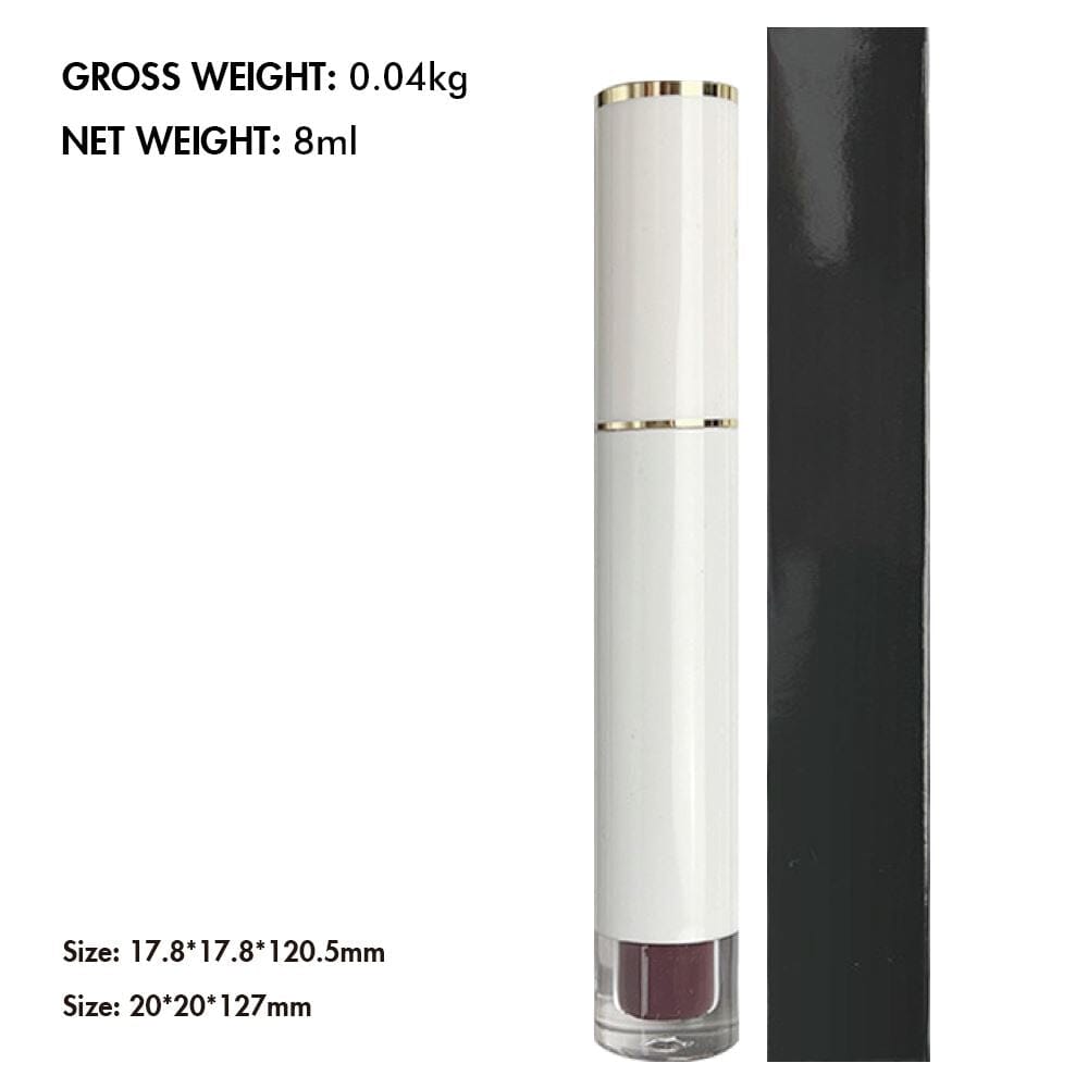 63 Farben, matter, nicht haftender flüssiger Lippenstift Nr. 34–63