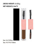 4 Colors Double-ended Eyebrow Tint & Transparent Eyebrow Gel