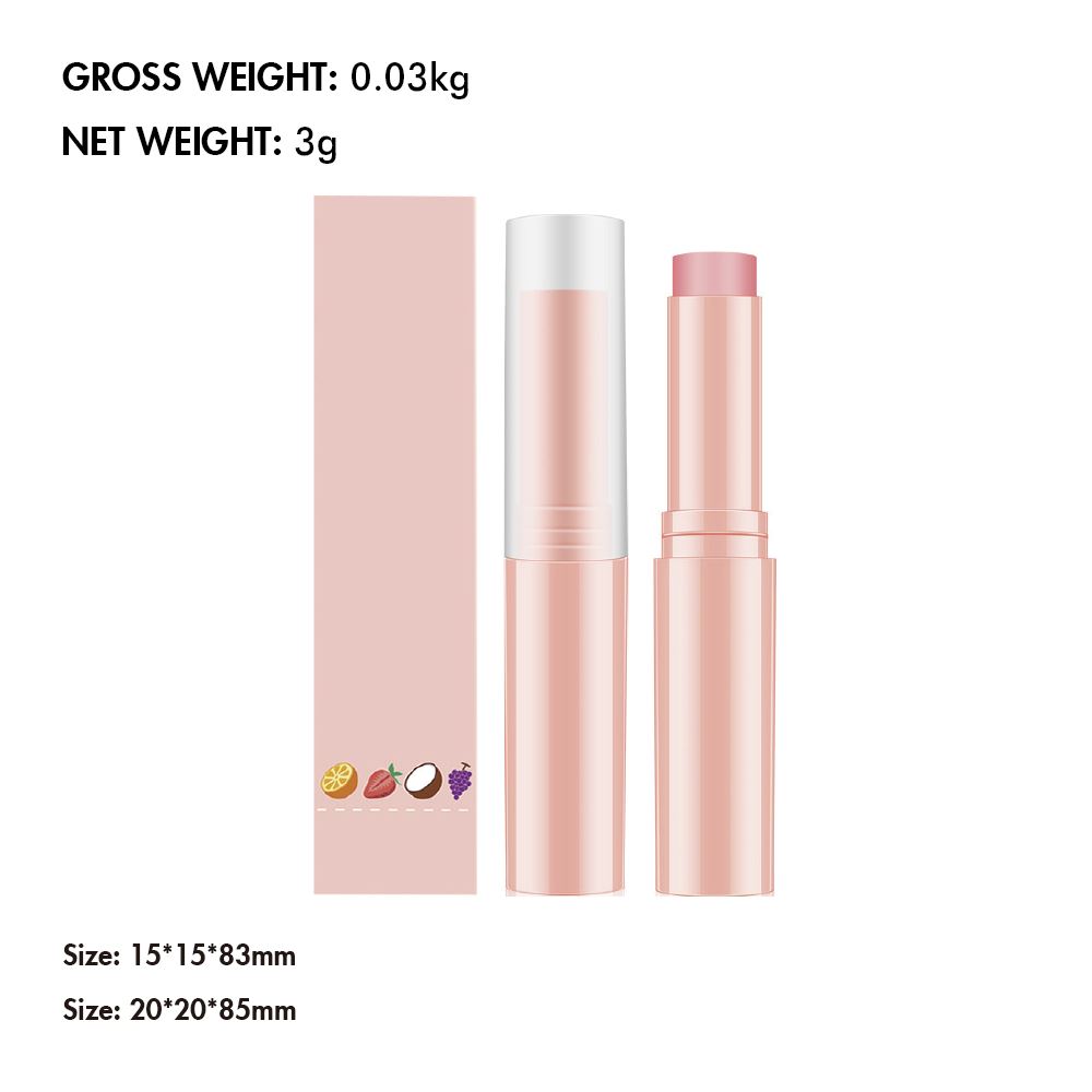 5 colors fruity lip balm