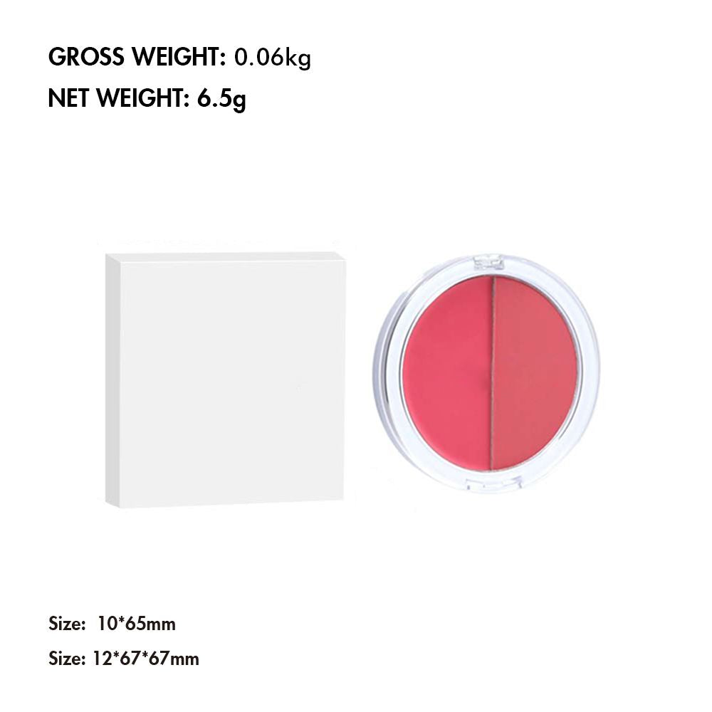 6-Color Dual-Blend Powder Blush & Cream Blush