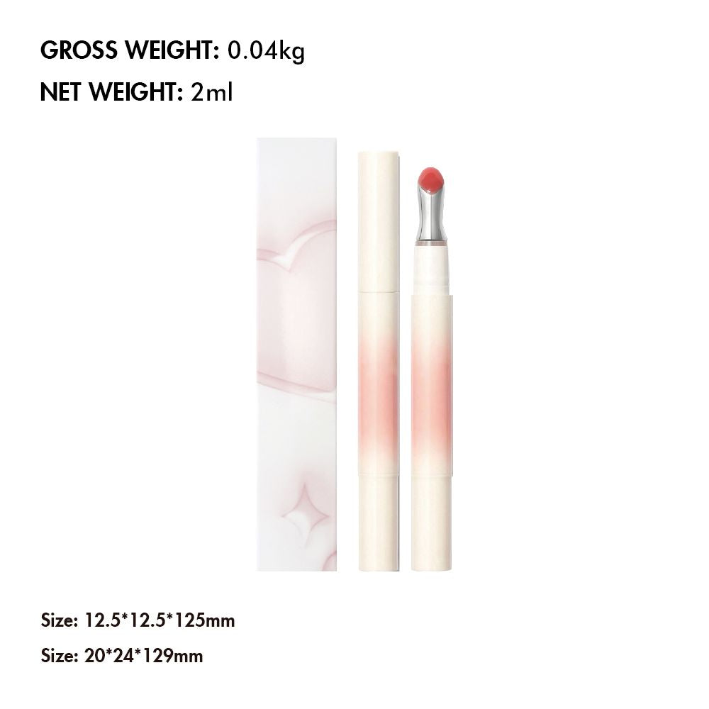 8 Colors Aluminum Alloy Head Moisturizing Lip Gloss