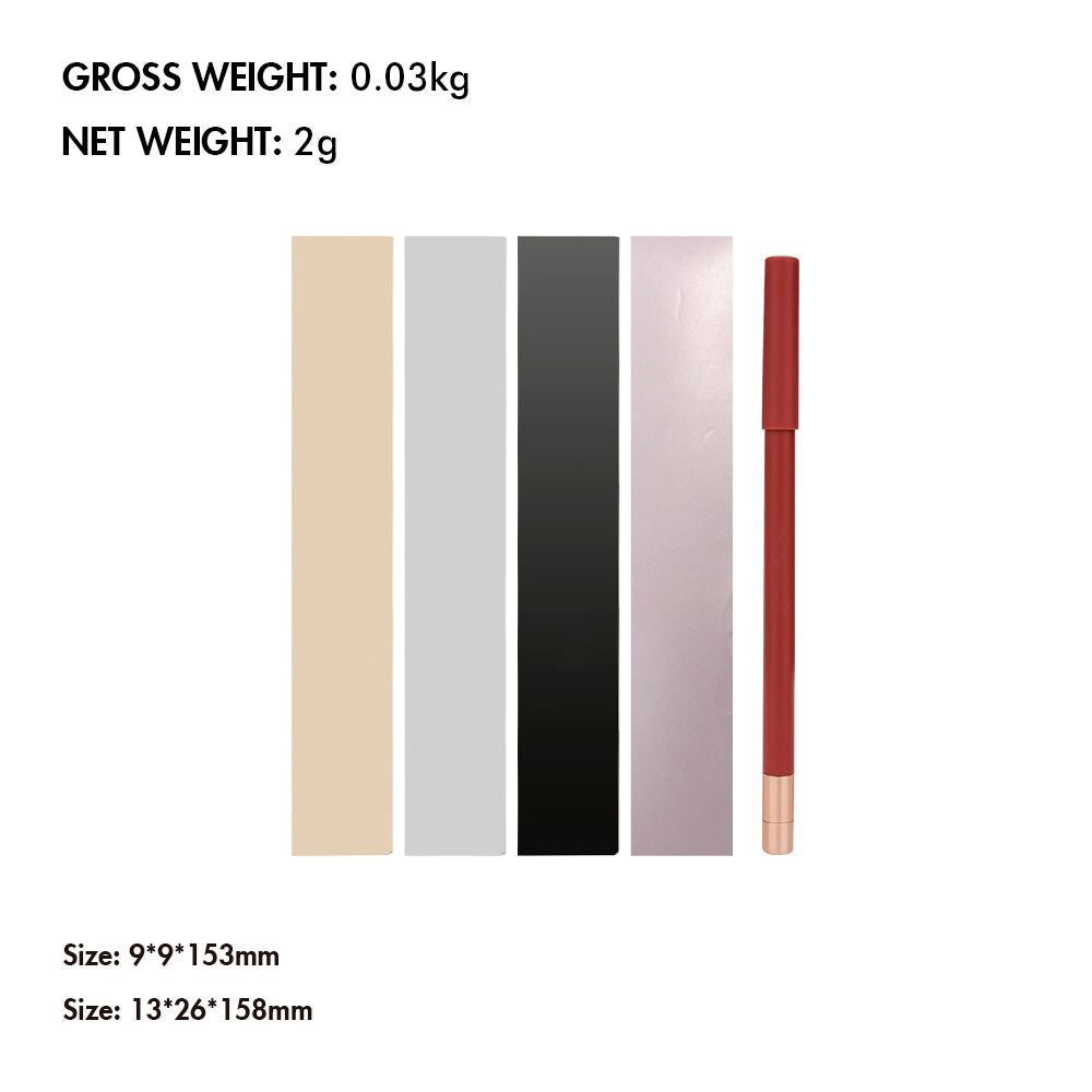 20 Colors Matte Waterproof Twist Lip Liner