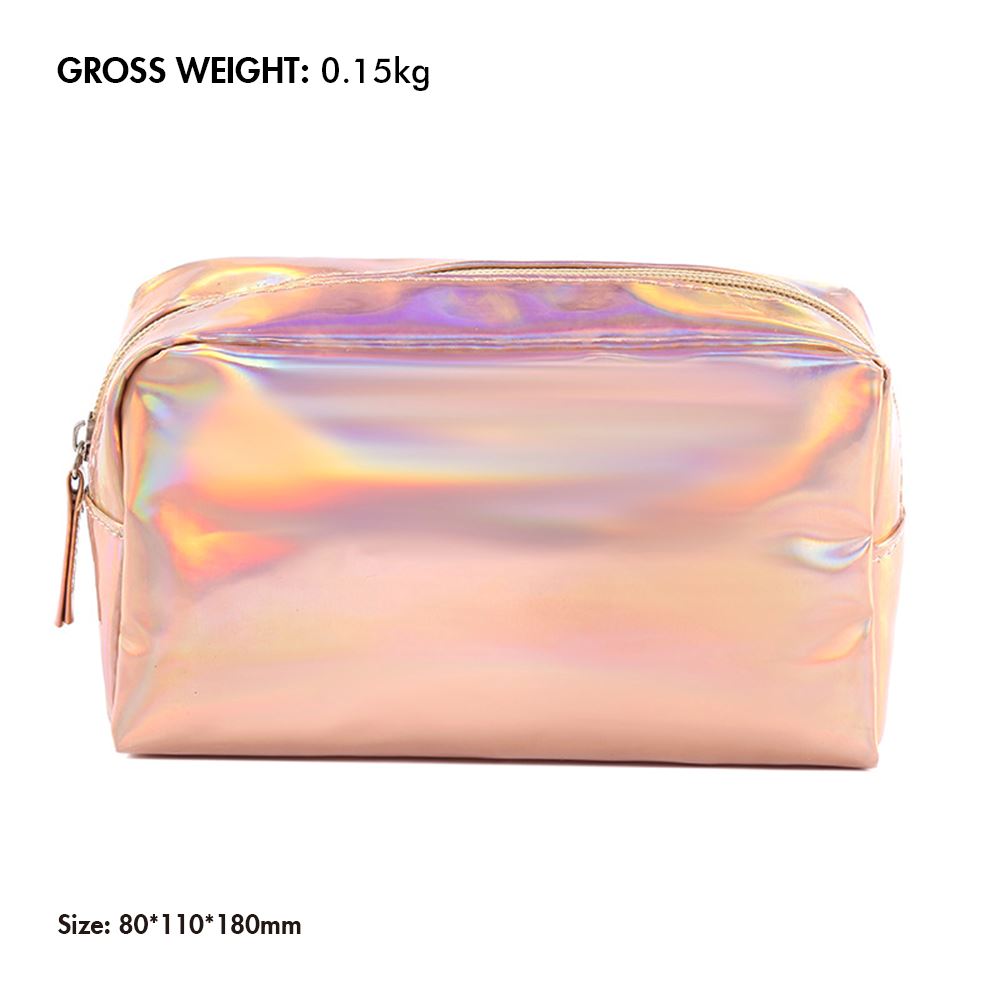 4 color waterproof laser cosmetic bag