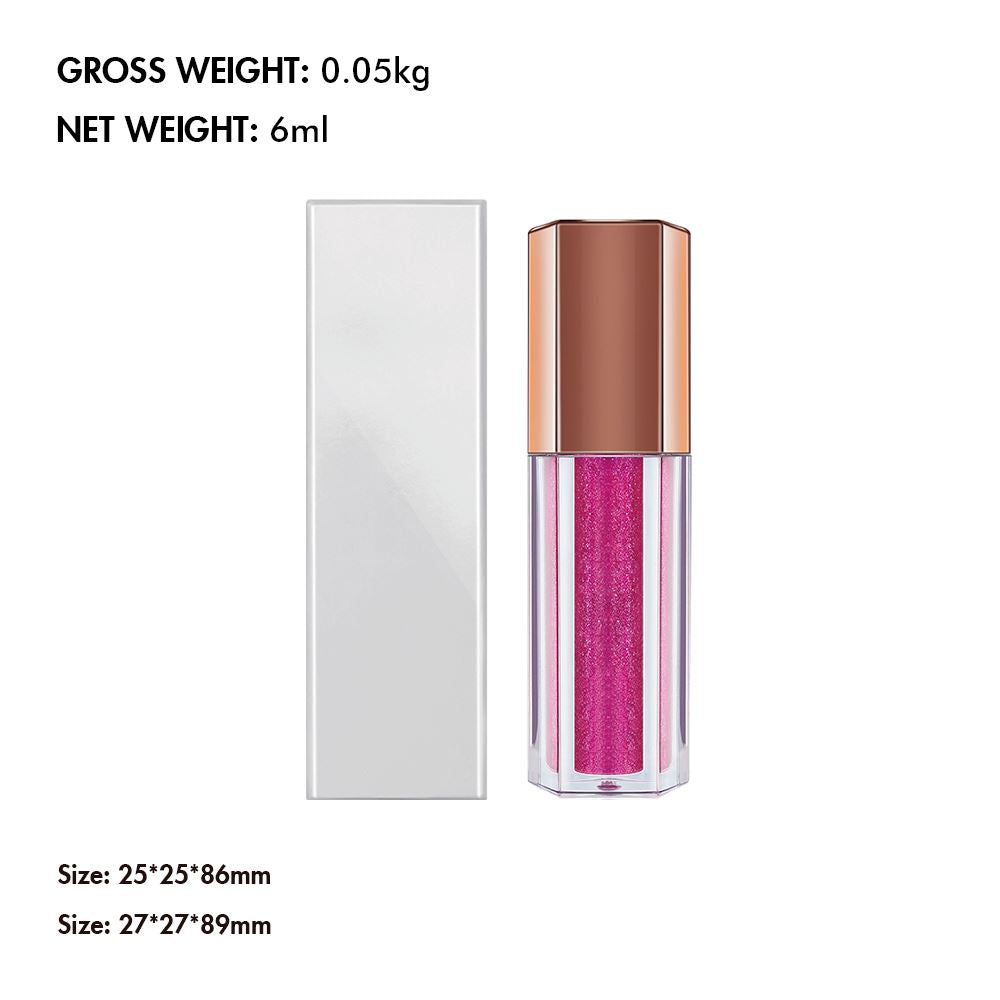 8 Colors Fruity Water Glass Lip Gloss