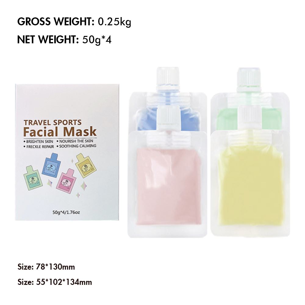 Mascarilla facial de barro 4 en 1