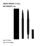 2 Colors Waterproof Hard Core Eyebrow Pencil
