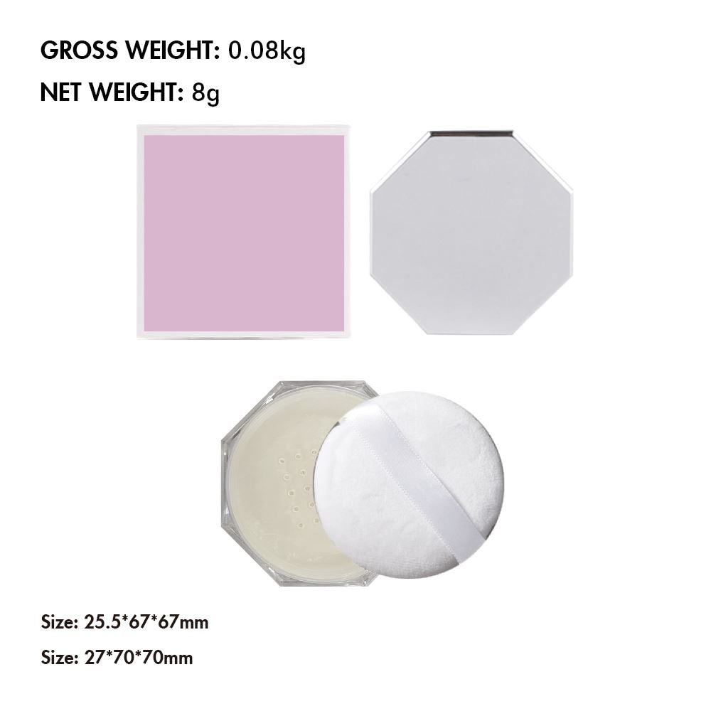 8 Colors Long-Lasting Waterproof and Sweatproof Matte Loose Powder