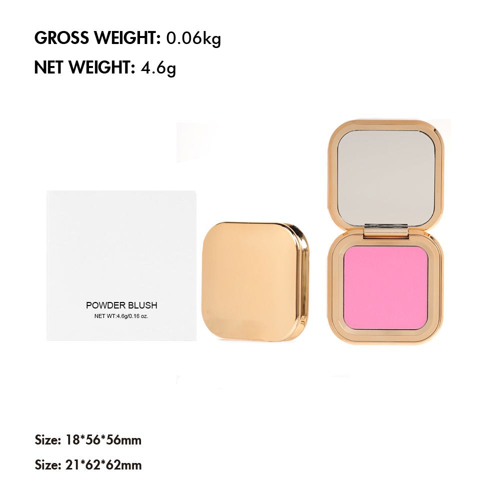 8 Colors Gold Box Blush Powder