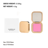8 Colors Gold Box Blush Powder