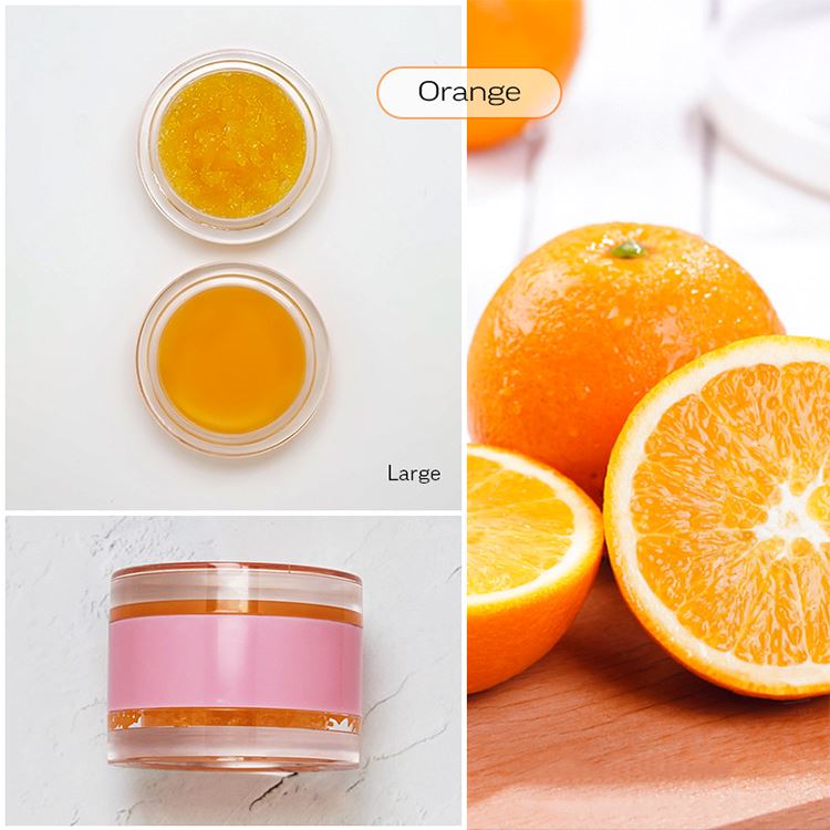 6 colors Lip Care Double Jelly Lip scrub & Lip Mask (large granule)