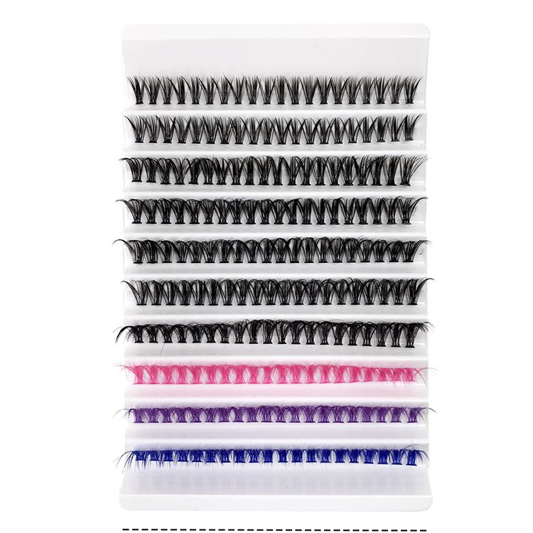 10 Rows Of Thick And Curled Diy Eyelashes 8mm-16mm