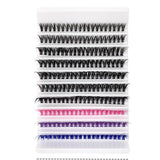 10 Rows Of Thick And Curled Diy Eyelashes 8mm-16mm