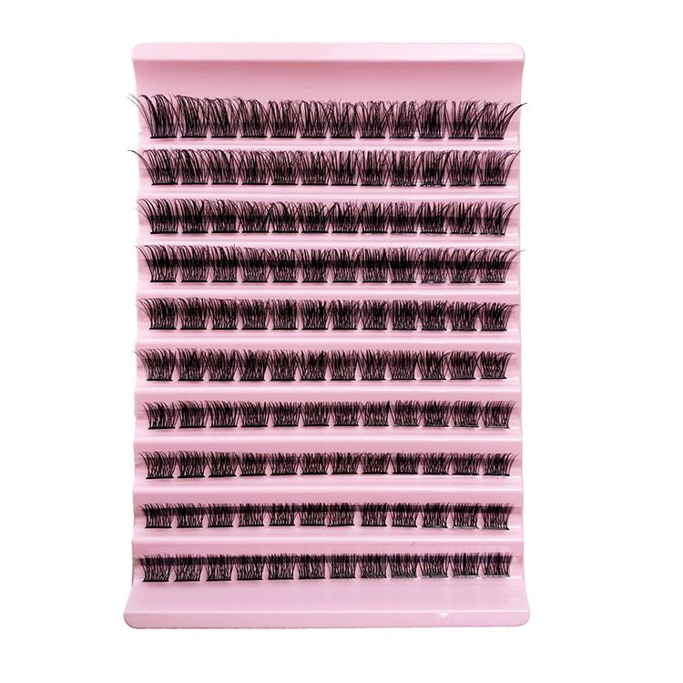 10 Rows Of Thick And Curled Diy Eyelashes 8mm-16mm