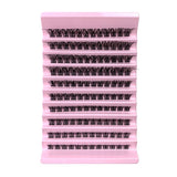 10 Rows Of Thick And Curled Diy Eyelashes 8mm-16mm