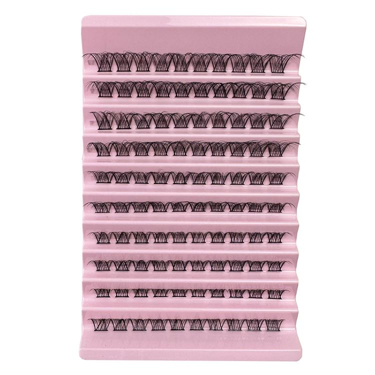10 Rows Of Thick And Curled Diy Eyelashes 8mm-16mm
