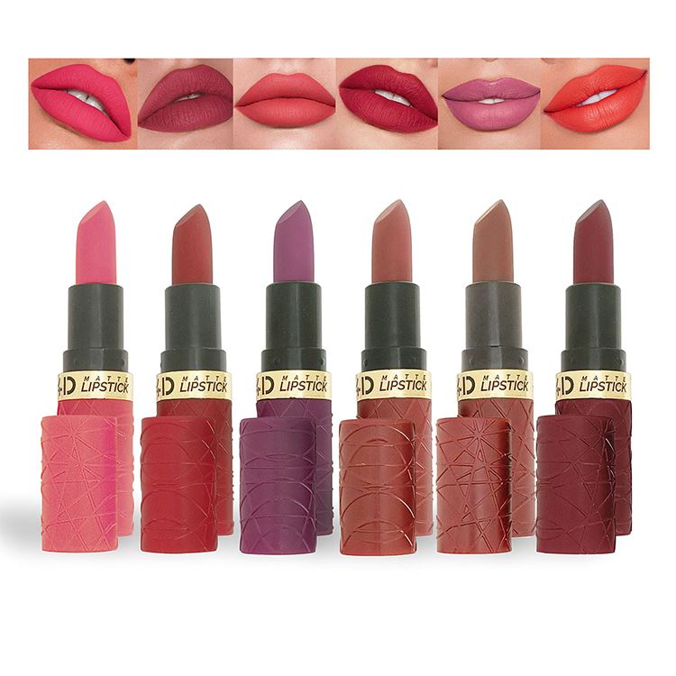 6-Piece Set Nude Matte Lipstick