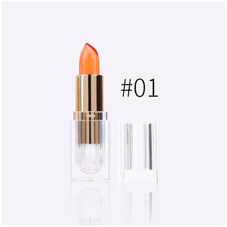 6 color jelly temperature changing lipstick